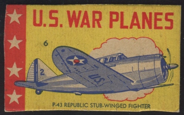 6 P-43 Republic Stub-Winged Fighter